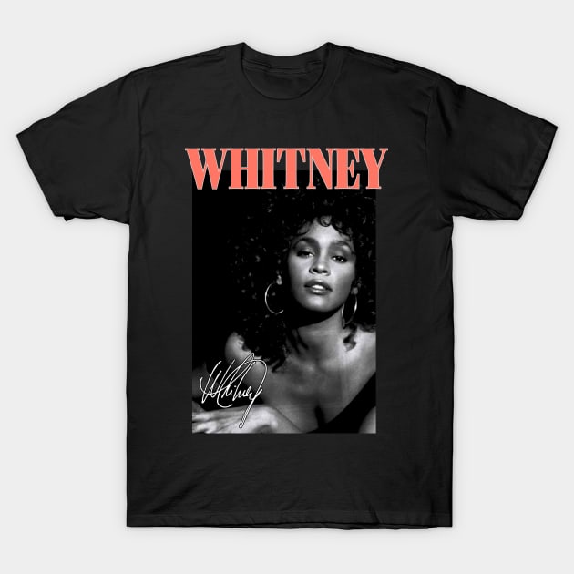 Whitney Houston Vintage Whitney T-Shirt by Garza Arcane